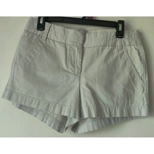 J Crew Women's Chino‎ Shorts Size 4 Khaki Casual 100% Cotton 3" Inseam